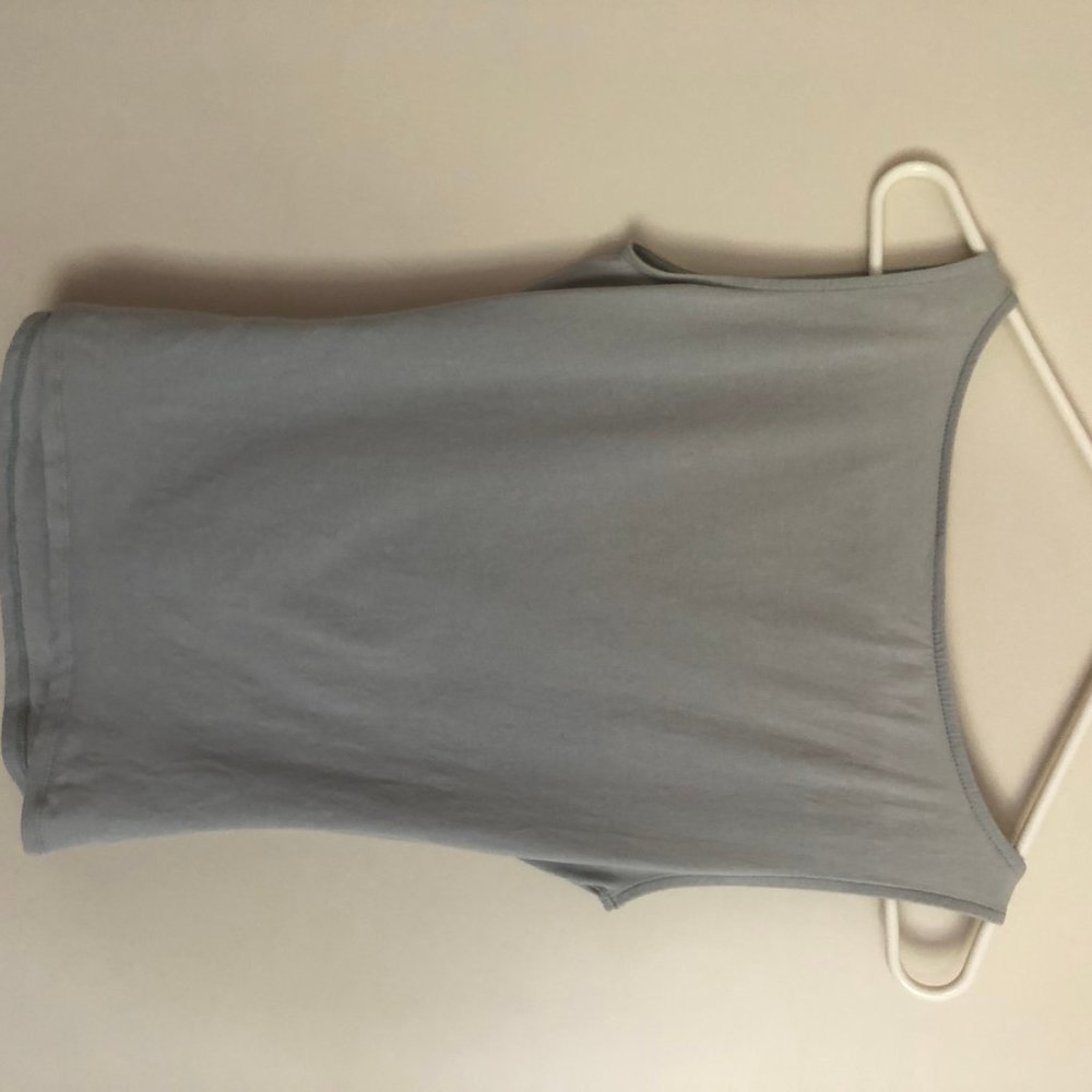 Express Blue Wrap Top - Picture 2 of 2